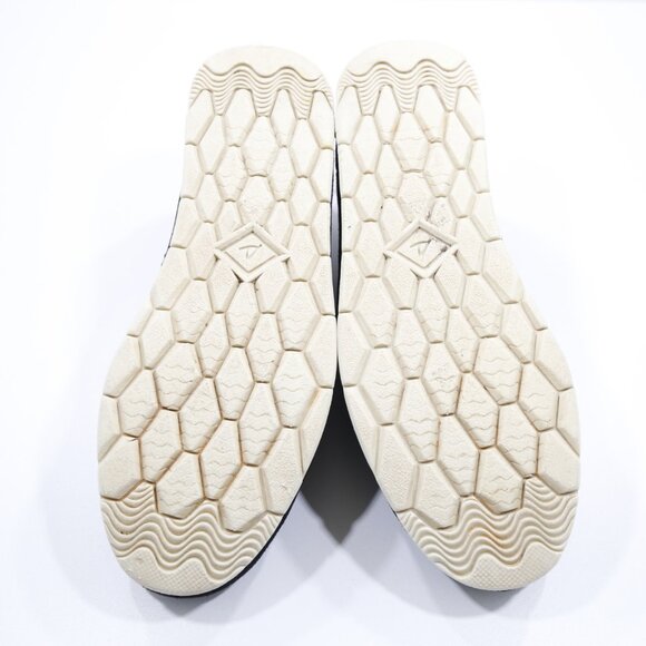 Sperry Moc Sider Black Leather Faux-Fur Lined Winter Ankle Boots - Women's 7.5 - Picture 7 of 7